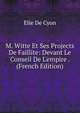 M. Witte Et Ses Projects De Faillite: Devant Le Conseil De L'empire . (French Edition), Elie De Cyon 