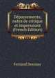 Depaysements; notes de critique et impressions (French Edition), Fernand Desonay 