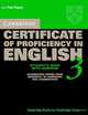 Cambridge Certificate of Proficiency in English 3 Self Study Pack with Answers: Examination Papers from University of Cambridge ESOL Examinations, Cambridge Esol 