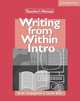 Writing From Within Intonation Teacher'S Manual, Curtis Kelly, Arlen Gargagliano 
