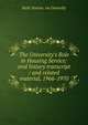 The University's Role in Housing Service: oral history transcript / and related material, 1966-1970, Ruth Norton. ive Donnelly 