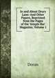 In and About Drury Lane: And Other Papers, Reprinted from the Pages of the 'temple Bar' Magazine, Volume 1, Doran, Dr. (John), 1807-1878 