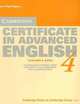 Cambridge Certificate in Advanced English 4: Teacher's Book, Examination Papers from the University of Cambridge Local Examinations Syndicate, University of Cambridge Local Examinations Syndicate 