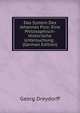 Das System Des Johannes Pico: Eine Philosophisch- Historische Untersuchung . (German Edition), Georg Dreydorff 