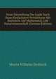 Neue Darstellung Der Logik Nach Ihren Einfachsten Verhaltnisse Mit Rucksicht Auf Mathematik Und Naturwissenschaft (German Edition), Moritz Wilhelm Drobisch 