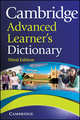 Cambridge Advanced Learner's Dictionary Third Edition, 