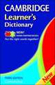 Cambridge Learner's Dictionary (3rd Edition) Paperback, 