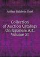 Collection of Auction Catalogs On Japanese Art, Volume 31, Arthur Baldwin Duel 