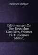 Erlauterungen Zu Den Deutschen Klassikern, Volumes 19-21 (German Edition), Heinrich Duntzer 