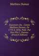 Souvenirs Du . Comte Mathieu Dumas, De 1770 A 1836, Publ. Par Son Fils C. Dumas. (French Edition), Mathieu Dumas 