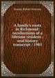 A family's roots in Richmond: recollections of a lifetime resident : oral history transcript / 1985, Stanley Robert Nystrom 