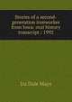 Stories of a second-generation ironworker from Iowa: oral history transcript / 1992, Ira Dale Mays 