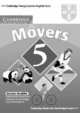 Cambridge Young Learner English Tests. Movers 5. Answer Booklet; Examination Papers from University of Cambridge ESOL Examinations, Cambridge ESOL 