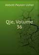 Qje, Volume 36, Abbott Payson Usher 