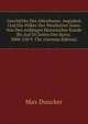 Geschichte Des Alterthums: Aegypten Und Die Volker Des Westlichen Asien Von Den Anfangen Historischer Kunde Bis Auf Di Zeiten Des Kyros. 3000-550 V. Chr (German Edition), Max Duncker 