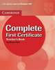 Complete First Certificate. Teacher's Book, Guy Brook-Hart 