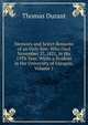 Memoirs and Select Remains of an Only Son: Who Died November 27, 1821, in His 19Th Year, While a Student in the University of Glasgow, Volume 1, Thomas Durant 