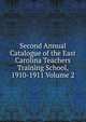 Second Annual Catalogue of the East Carolina Teachers Training School, 1910-1911 Volume 2, 