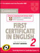 Cambridge First Certificate In English Up D Examination 2 Student`S Book (Без Ответов), ESOL Cambridge 