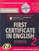 Cambridge First Certificate in English for updated exam 2. Student's Book with answers + 2CD, ESOL Cambridge 