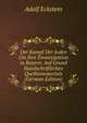 Der Kampf Der Juden Um Ihre Emanzipation in Bayern: Auf Grund Handschriftlichen Quellenmaterials (German Edition), Adolf Eckstein 