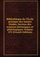 Biblioth?que de l'?cole pratique des hautes ?tudes. Section des sciences historiques et philologiques Volume 193 (French Edition), 