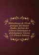 Biblioth?que de l'?cole pratique des hautes ?tudes. Section des sciences historiques et philologiques Volume 215 (French Edition), 