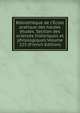 Biblioth?que de l'?cole pratique des hautes ?tudes. Section des sciences historiques et philologiques Volume 225 (French Edition), 