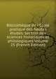 Biblioth?que de l'?cole pratique des hautes ?tudes. Section des sciences historiques et philologiques Volume 25 (French Edition), 
