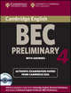 Cambridge Business English Certificate Preliminary Self-study Pack (Student's Book with Answers and Audio CD), 