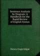 Sentence Analysis by Diagram: A Handbook for the Rapid Review of English Syntax, Henry Copp Edgar 