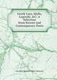 Greek Lays, Idylls, Legends, &C: A Selection from Recent and Contemporary Poets, Elizabeth Mayhew Waller Edmonds 