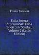 Edda Snorra Sturlusonar: Edda Snorronis Sturl?i, Volume 2 (Latin Edition), Finnur Jonsson 