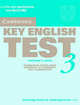 Cambridge Key English Test 3 Teacher's Book: Examination Papers from the University of Cambridge ESOL Examinations, ESOL Cambridge 