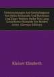 Untersuchungen Am Genitalapparat Von Helix Nemoralis Und Hortensis Und Einer Weitern Reihe Von Lang Gezuchteter Bastarde Der Beiden Arten (German Edition), Kleiner Elisabeth 
