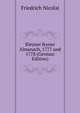Kleyner feyner Almanach, 1777 und 1778 (German Edition), Friedrich Nicolai 