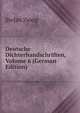 Deutsche Dichterhandschriften, Volume 6 (German Edition), Stefan Zweig 