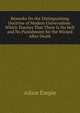 Remarks On the Distinguishing Doctrine of Modern Universalism: Which Teaches That There Is No Hell and No Punishment for the Wicked After Death, Adam Empie 