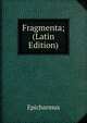 Fragmenta; (Latin Edition), Epicharmus 
