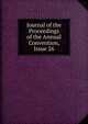 Journal of the Proceedings of the Annual Convention, Issue 26, 