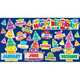Monsters Birthday - mini bulletin boards (49 pieces), 