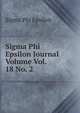 Sigma Phi Epsilon Journal Volume Vol. 18 No. 2, Sigma Phi Epsilon 