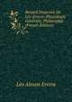 Recueil Doeuvres De Leo Errera: Physiologie Generale; Philosophie (French Edition), Le?o Abram Errera 