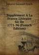 Supplement A La France Literaire Sic De 1771-96 (French Edition), Johann Samuel Ersch 