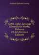 Gotth. Ephr. Lessings Sammtliche Werke, Volumes 23-24 (German Edition), Gotthold Ephraim Lessing 