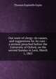 Our want of clergy: its causes, and suggestions for its cure : a sermon preached before the University of Oxford, on the second Sunday in Lent, March 1, 1863, Thomas Espinelle Espin 