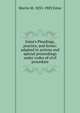 Estee's Pleadings, practice, and forms: adapted to actions and special proceedings under codes of civil procedure, Morris M. 1833-1903 Estee 