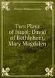 Two Plays of Israel: David of Bethlehem, Mary Magdalen, Florence Wilkinson Evans 