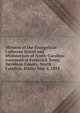 Minutes of the Evangelical Lutheran Synod and Ministerium of North Carolina: convened at Frederick Town, Davidson County, North Carolina, Friday May 4, 1855, 