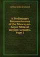 A Preliminary Reconnoissance of the Mancayan-Suyoc Mineral Region: Lepanto, Page 1, Arthur John Eveland 
